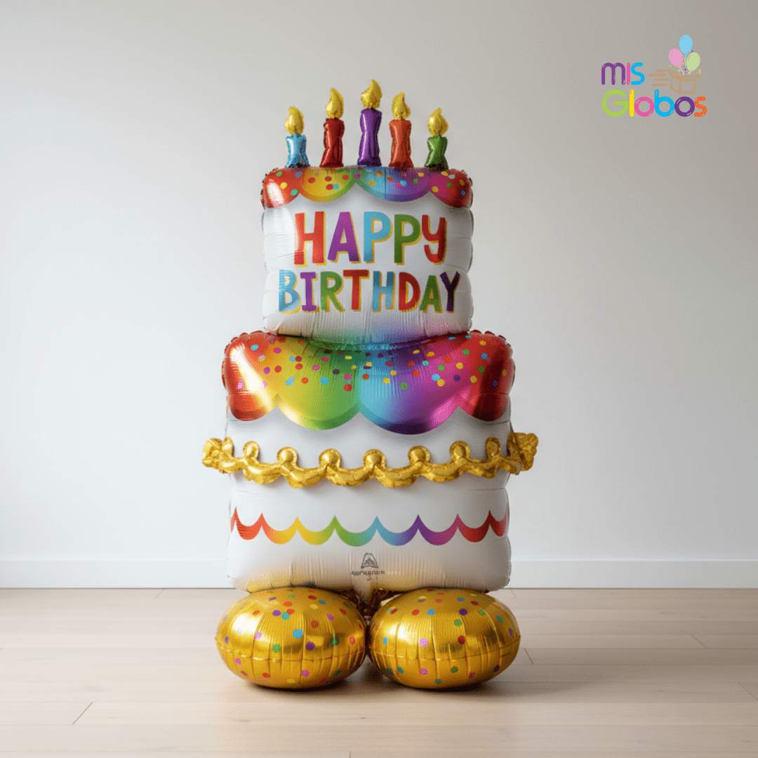 Globo Gigante de Tarta de Cumpleaños
