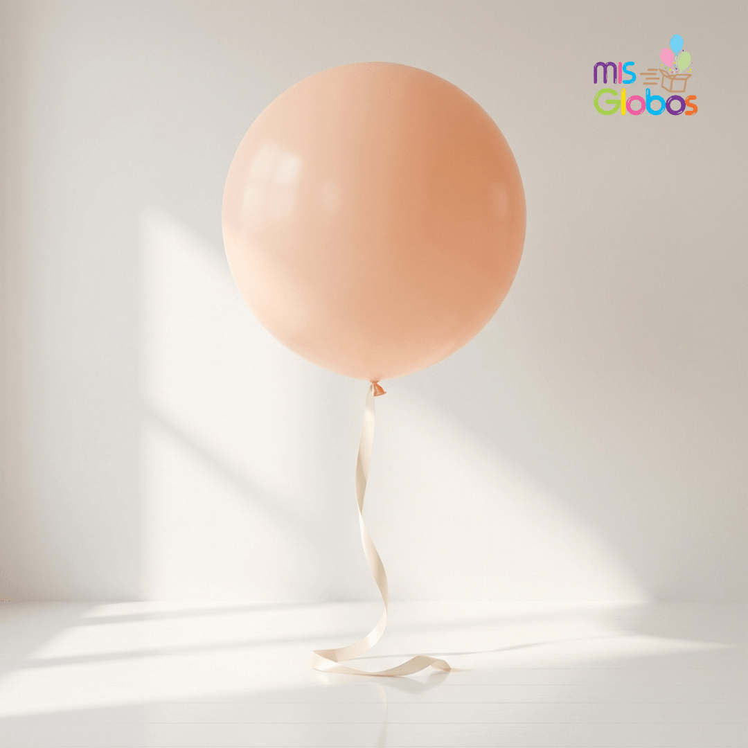 Globo GIGANTE Durazno mate - Mis Globos
