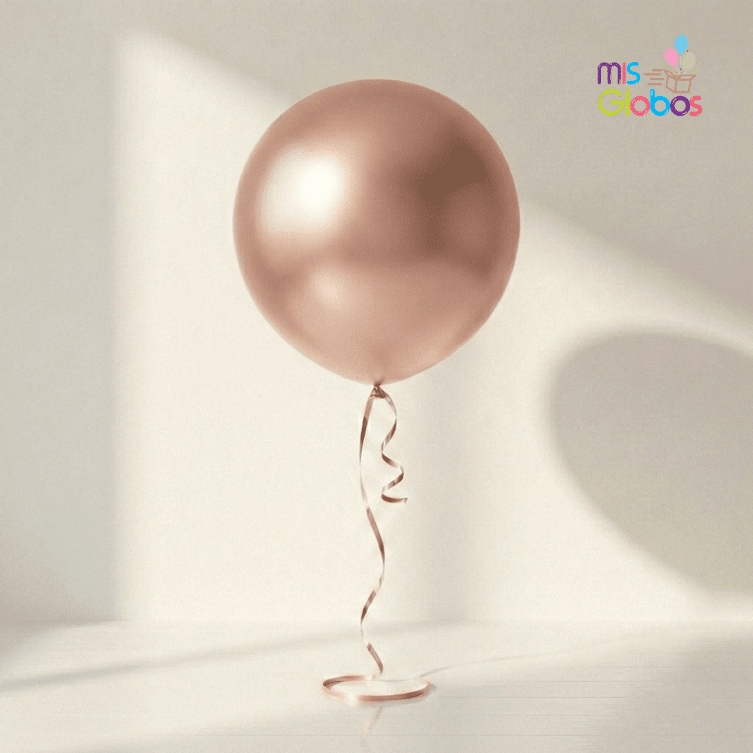 Globo GIGANTE Rosegold Metal - Mis Globos