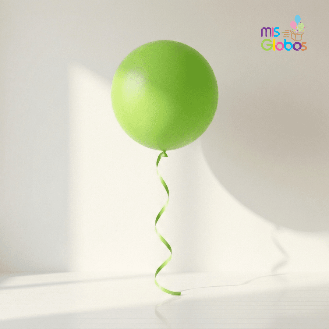 Globo GIGANTE Verde Lima mate - Mis Globos
