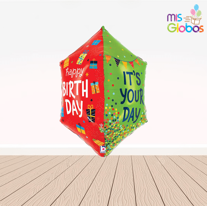 Globo Happy Birthday Tridimensional
