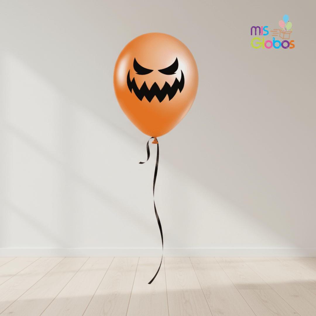Globo látex Calabaza - Mis Globos