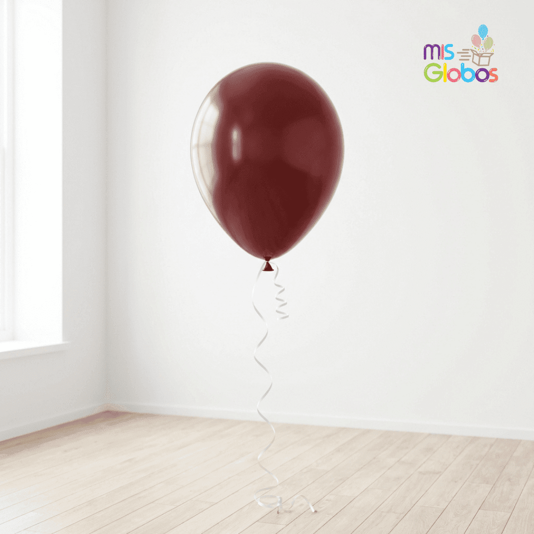 Globo de látex merlot mate