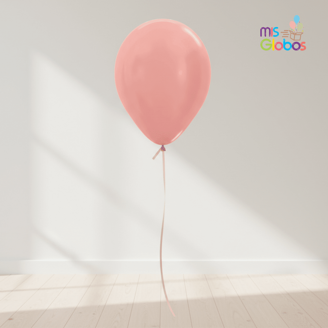 Globo Latex Rosegold Metal hinchado con Helio por unidades.