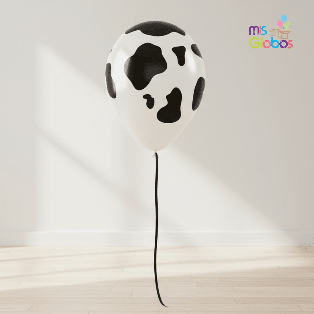 Globo látex Vaca - Mis Globos