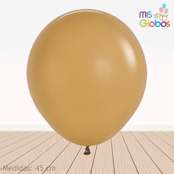 Globo Latte mate hinchado con Helio por unidades.
