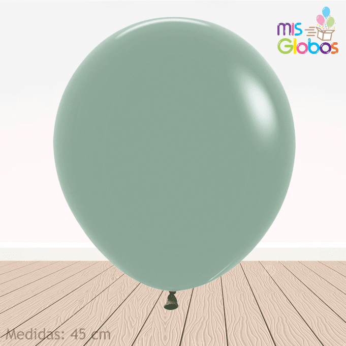 Globo Laurel Pastel hinchado con Helio por unidades.