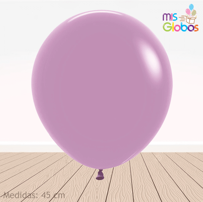 Globo Lavanda Pastel hinchado con Helio por unidades.