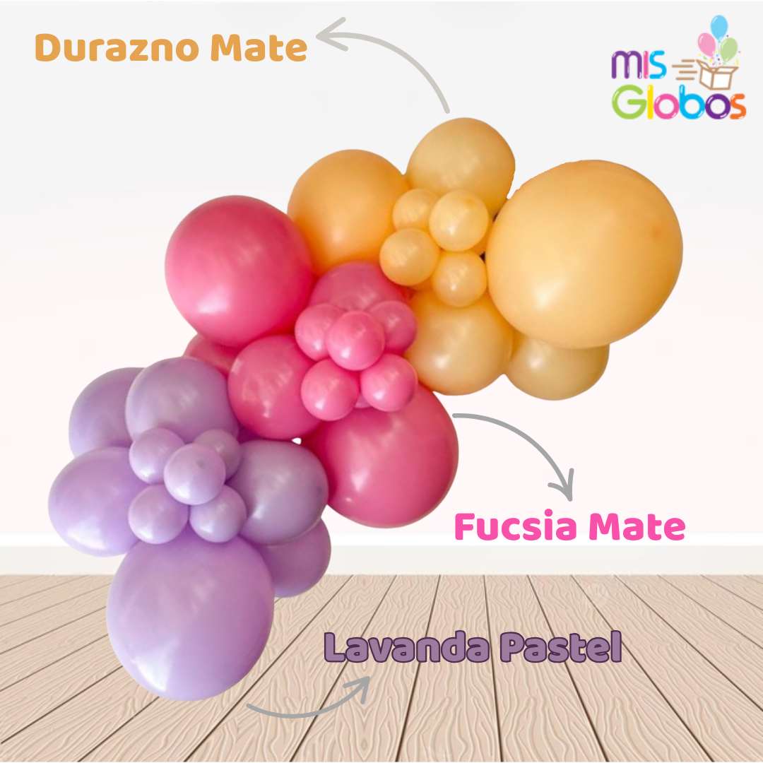 Globo Lavanda Pastel hinchado con Helio por unidades.