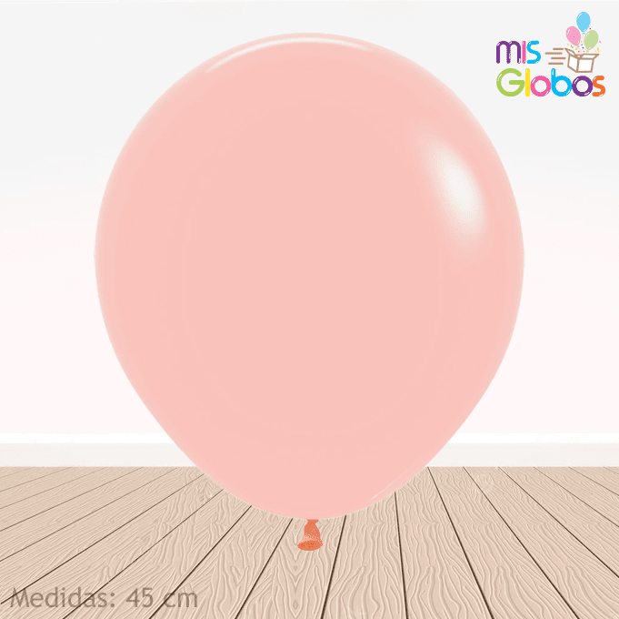 Globo Melón Pastel hinchado con Helio por unidades.