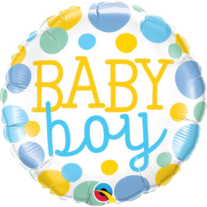 Globo mylar baby boy puntos - Mis Globos