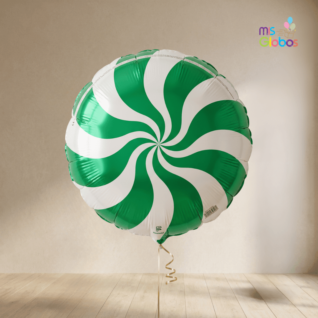 Globo mylar Caramelo Verde
