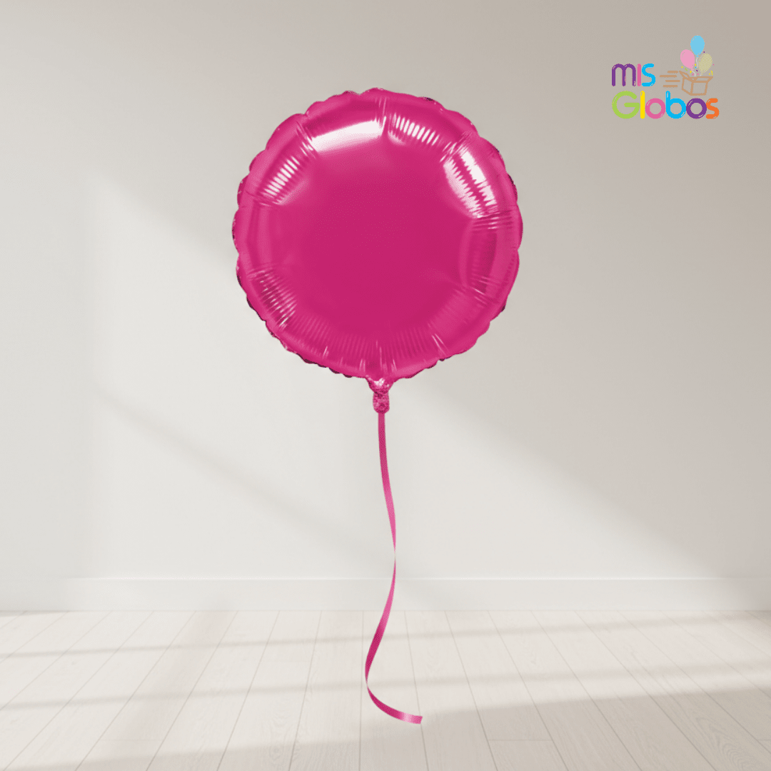Globo Mylar Círculo Fucsia 81 cm