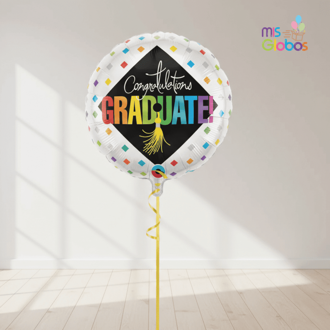 Globo Mylar Congratulations Graduate