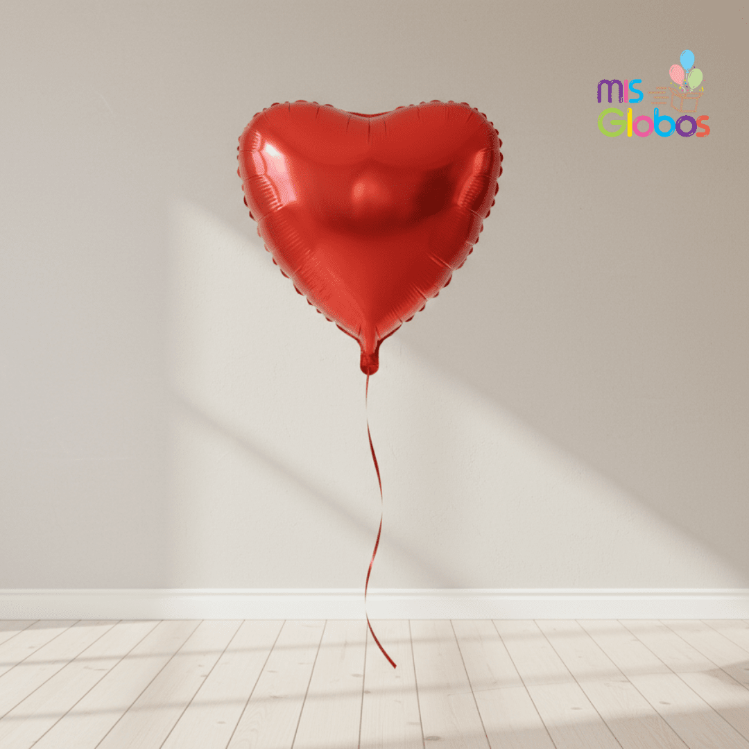 Globo Mylar Corazón Grande 78 cm. Rojo