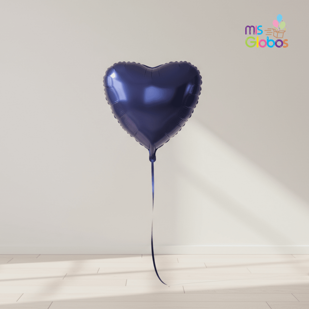 Globo Mylar Corazón Violeta 45 Cm