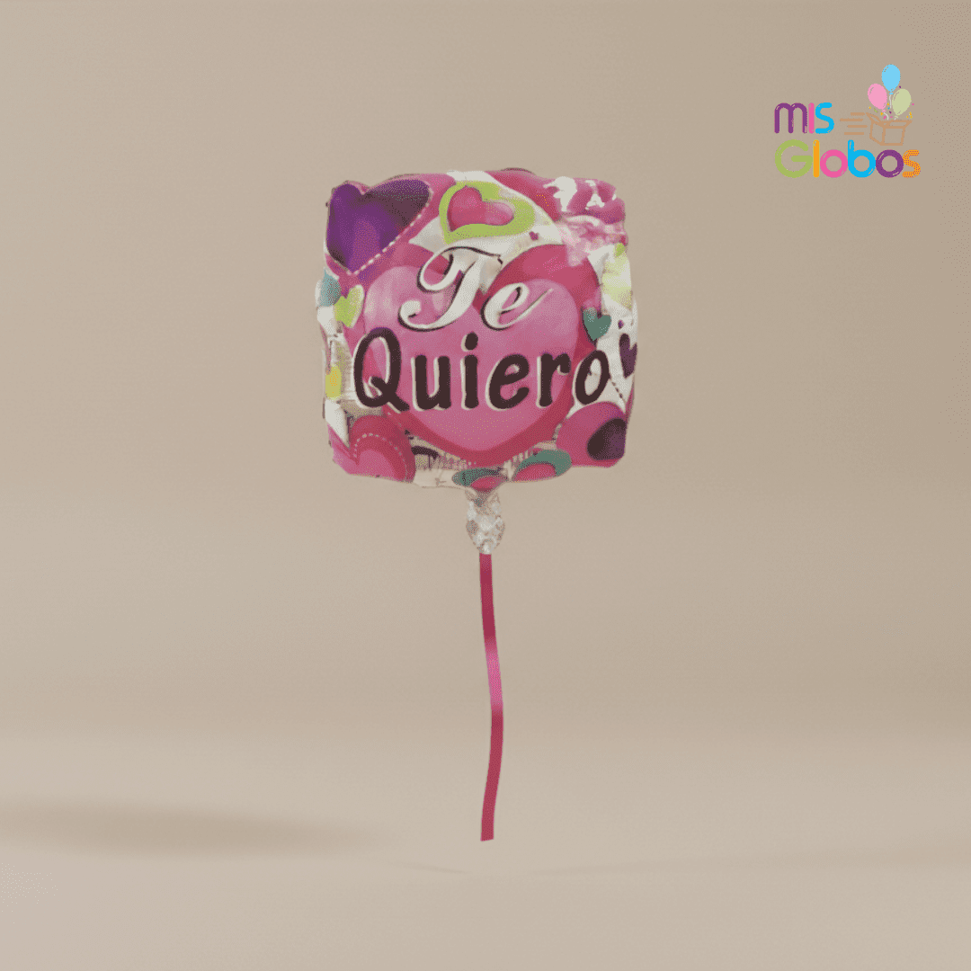 Globo mylar Cuadrado Te Quiero