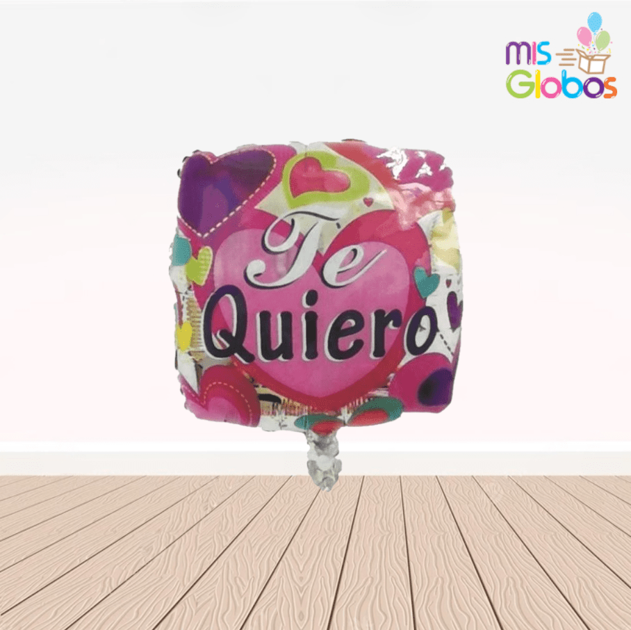 Globo mylar Cuadrado Te Quiero