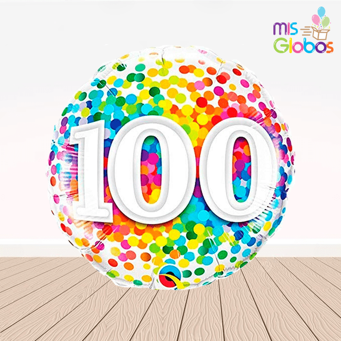Globo mylar Edades multicolor