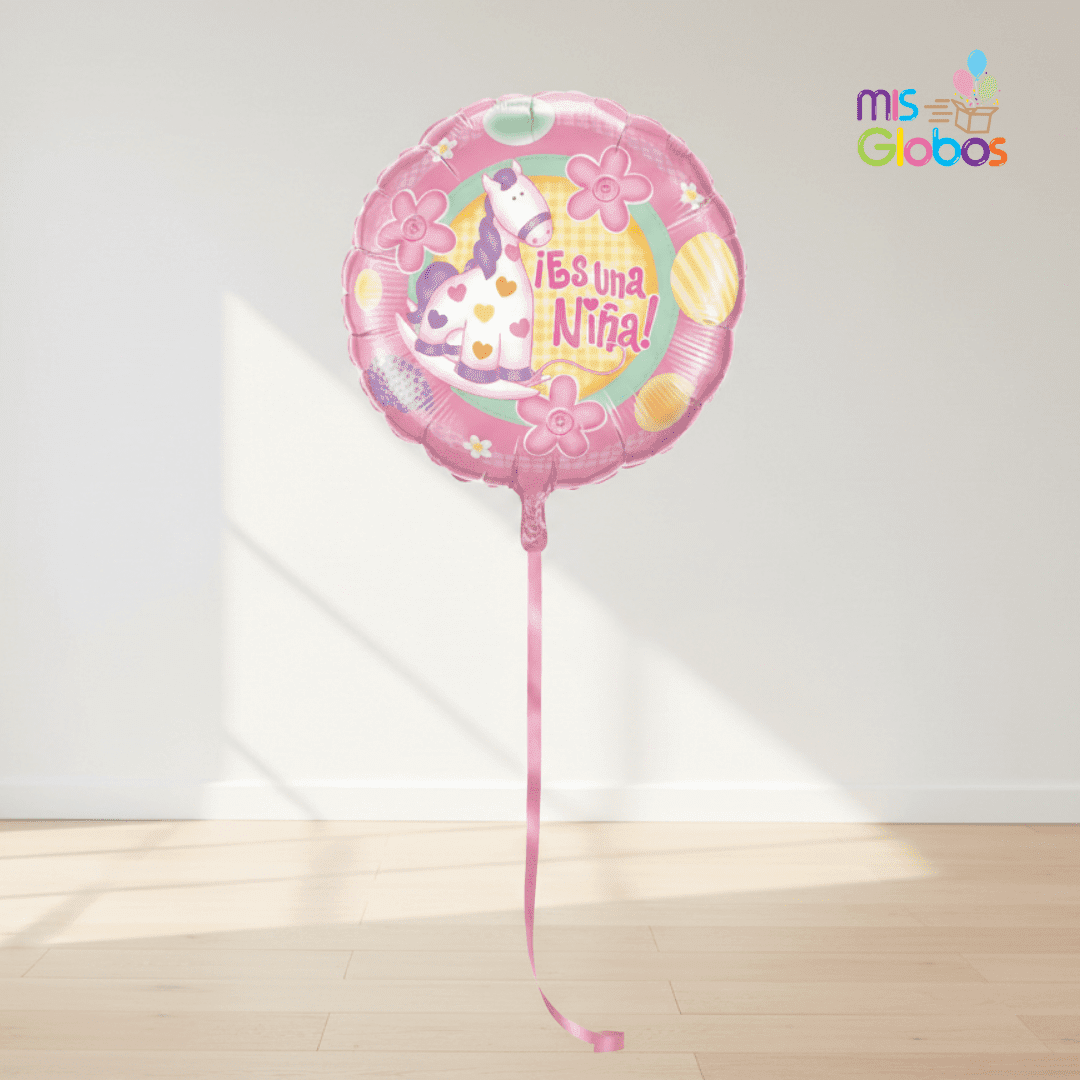 Globo Mylar es una niña Pony - Mis Globos