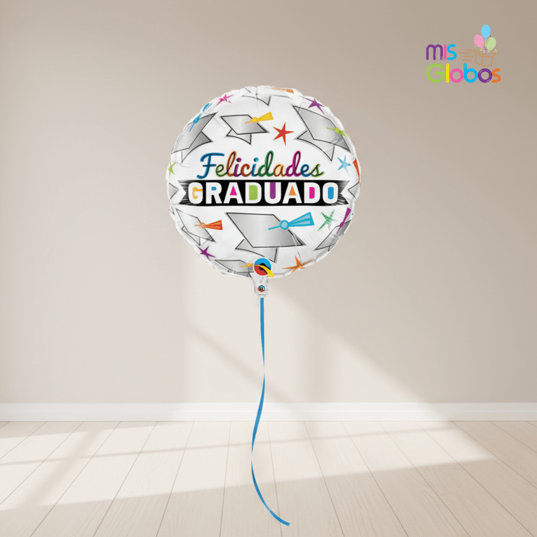 Globo Mylar Felicidades Graduado