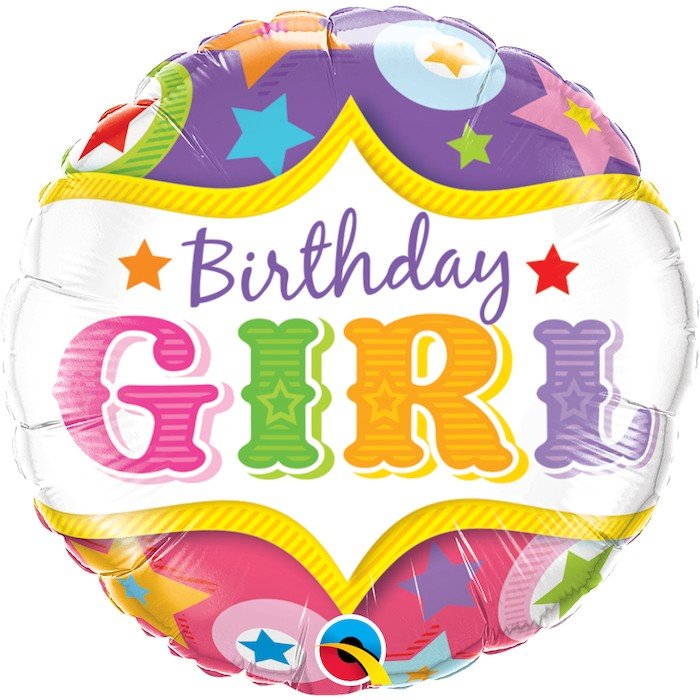 GLOBO MYLAR HB CIRCO GIRL - Mis Globos