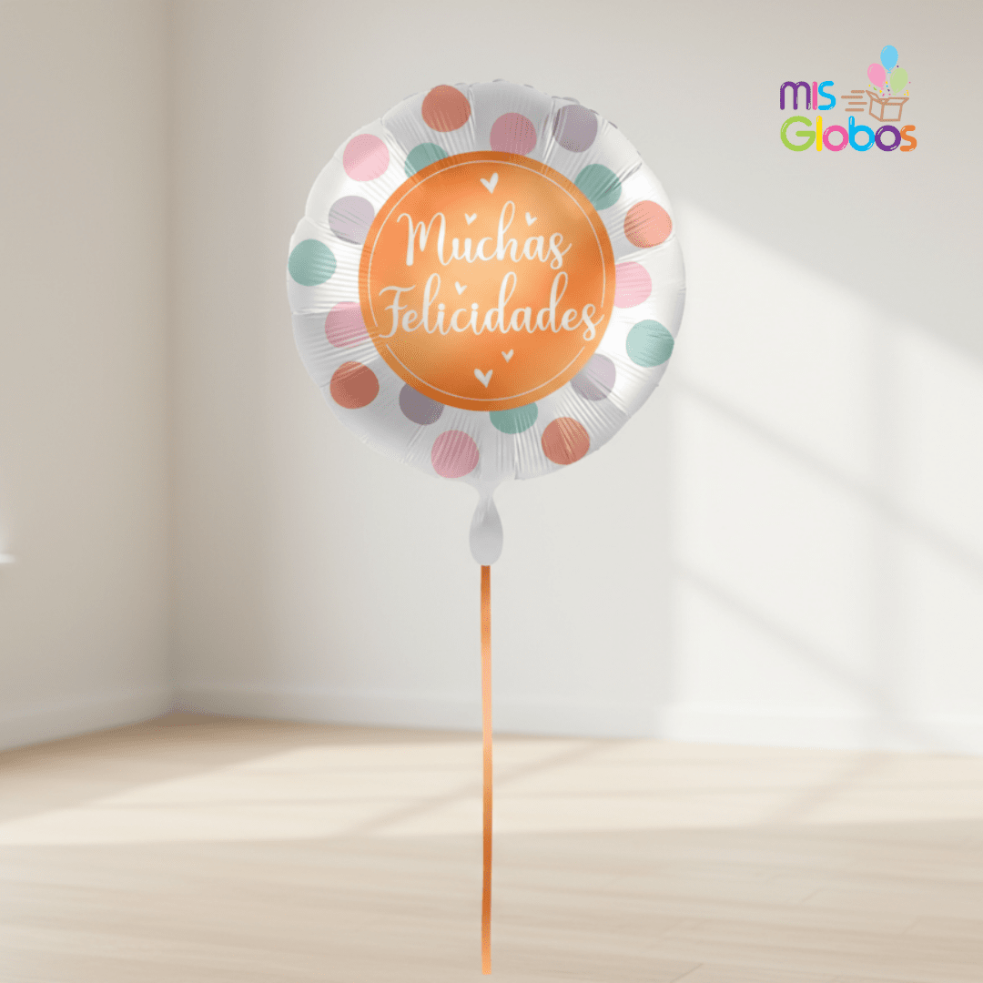 Globo mylar Muchas Felicidades