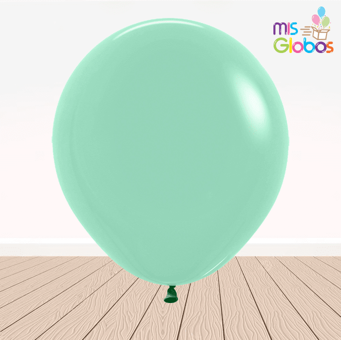 Globo Té verde mate hinchado con Helio por unidades. - Mis Globos