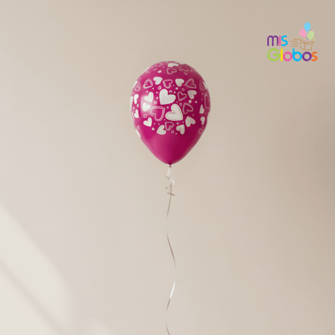 Globos látex corazones