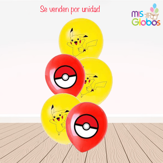 Globos de Látex Pokemon - Mis Globos