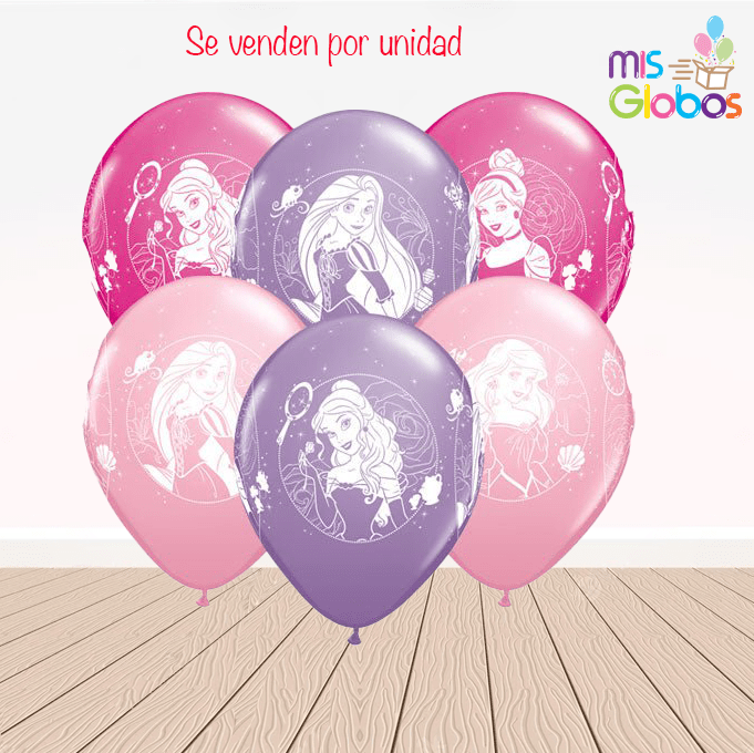 Globos de Látex Princesas - Mis Globos