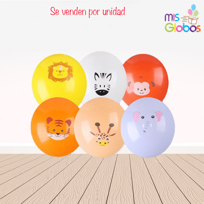 Globos látex animales