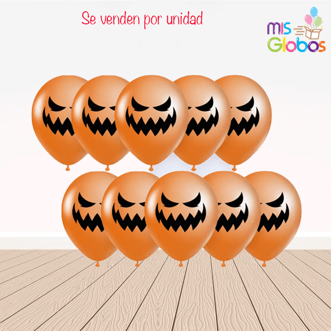 Globos látex Calabaza