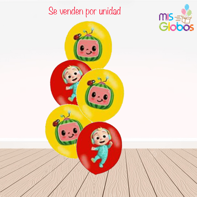 Globos látex Cocomelon