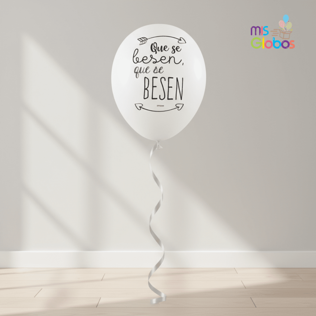 Globos látex frases de boda