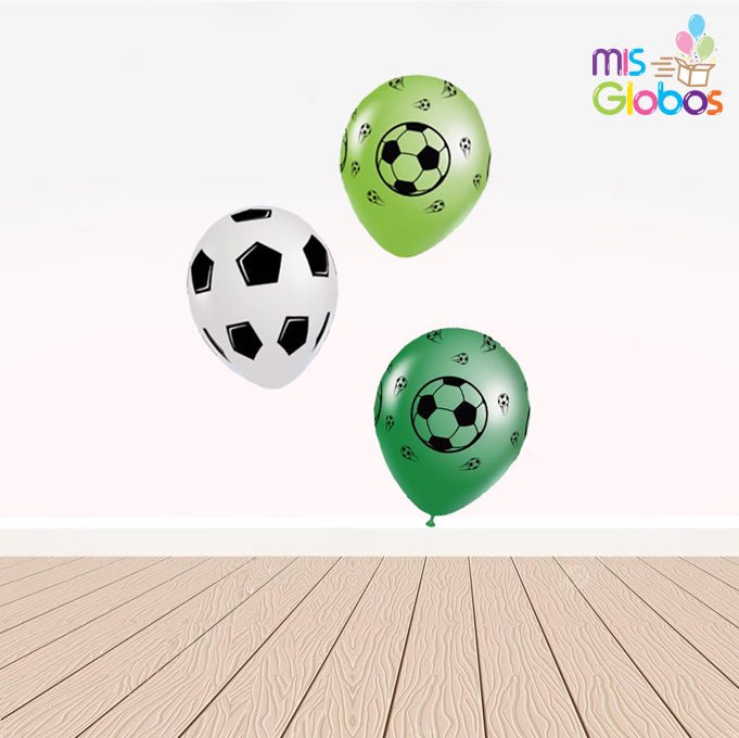 Globos Látex fútbol - Mis Globos