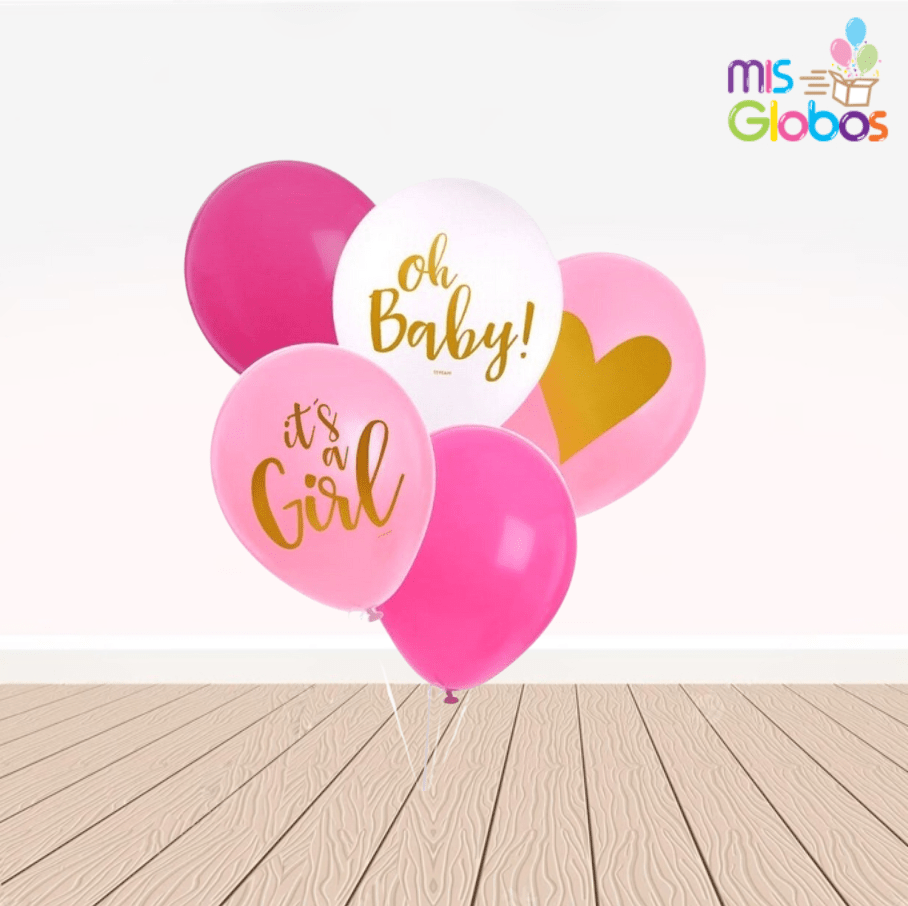 Globos látex It´s a Girl