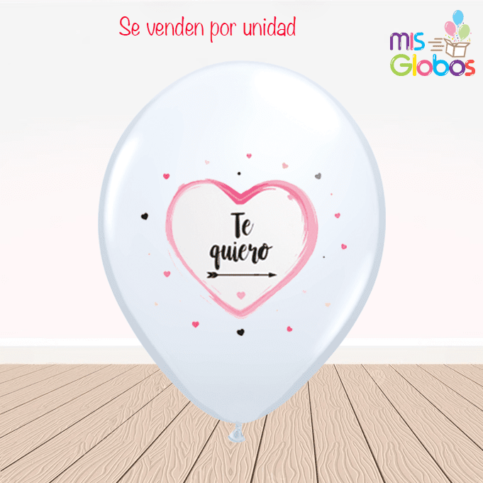 Globos látex Te quiero