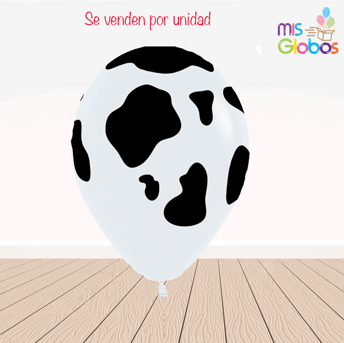 Globos látex Vaca