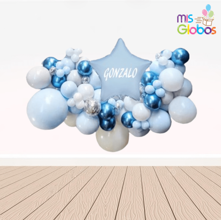 Guirnalda de globos para colgar en la pared