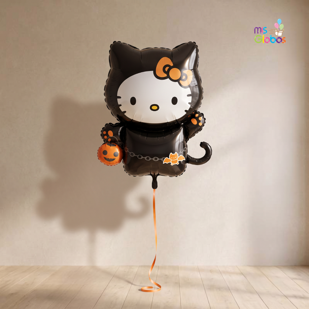 Globo Forma Hello Kitty Halloween