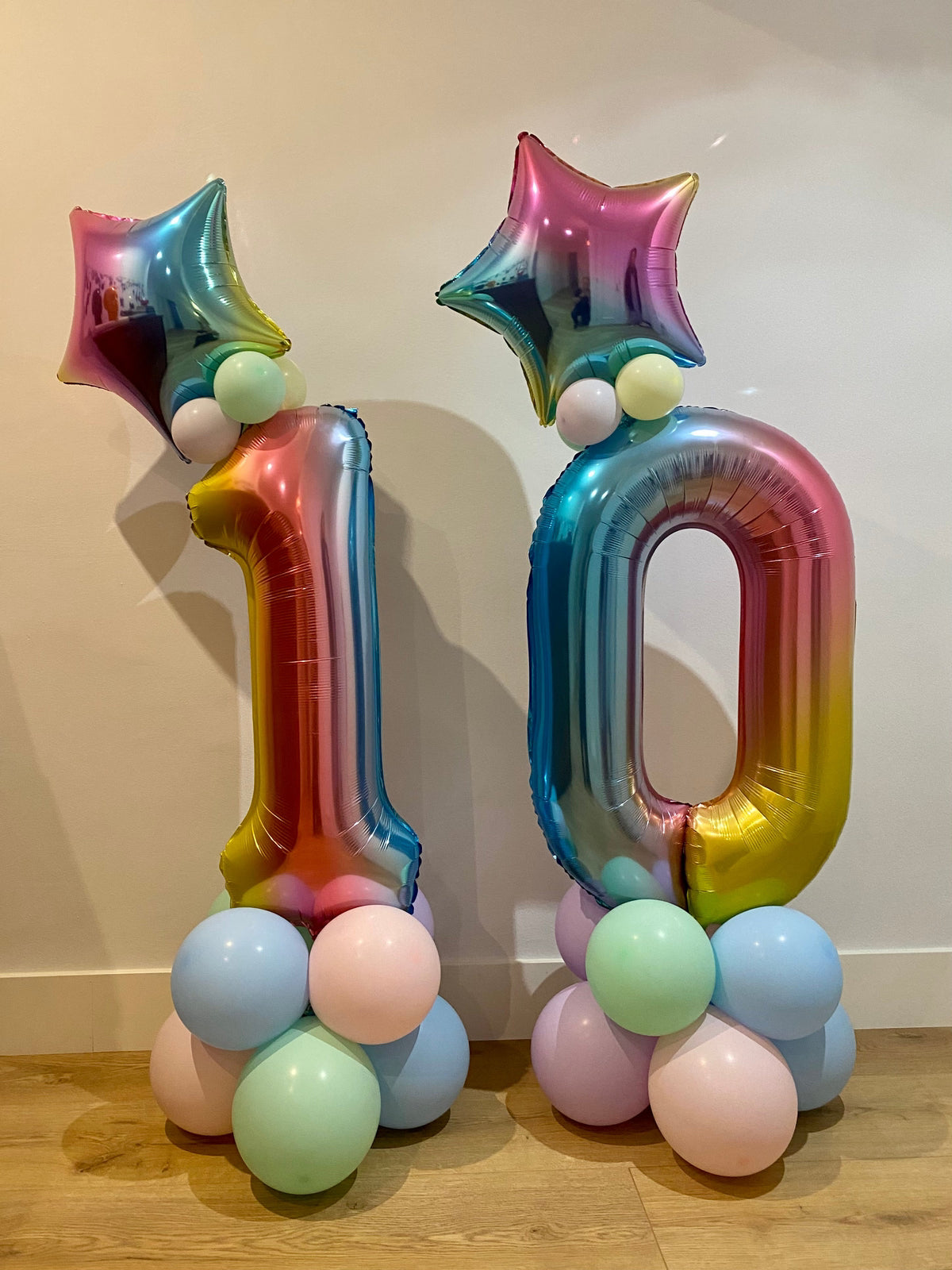 Ramo Doble Número Dulce Pastel - Mis Globos