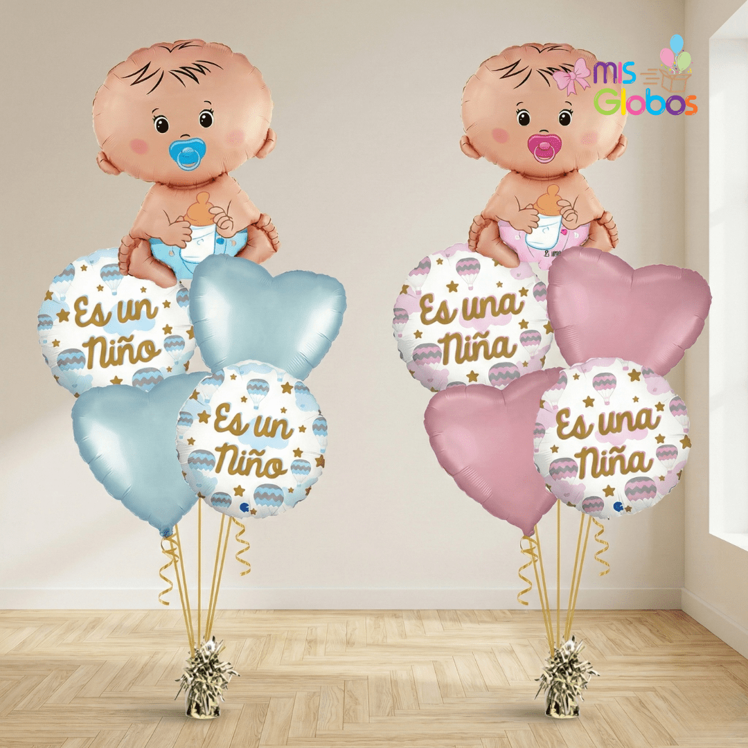 Kit de globos Gender Reveal - Mis Globos