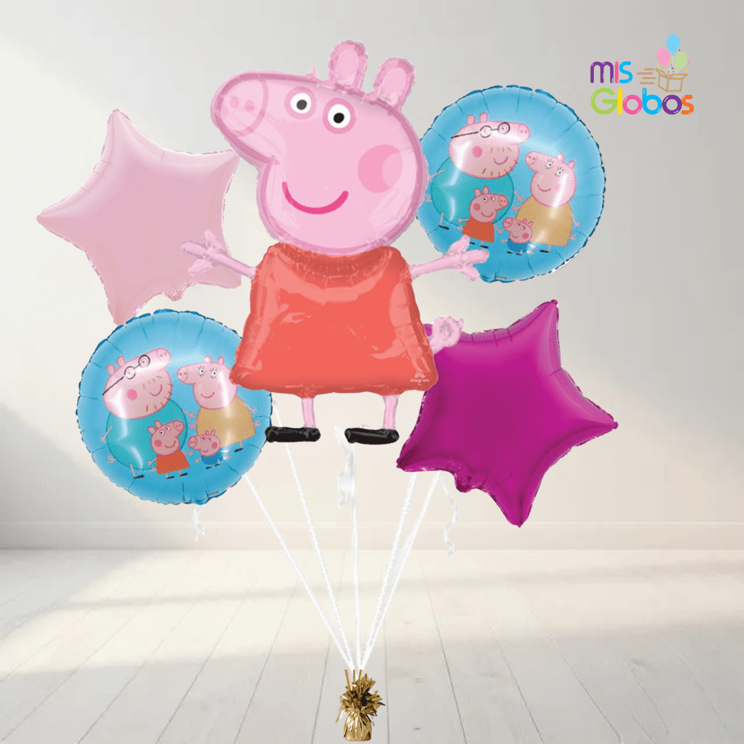 Kit de Globos Peppa Pig - Mis Globos
