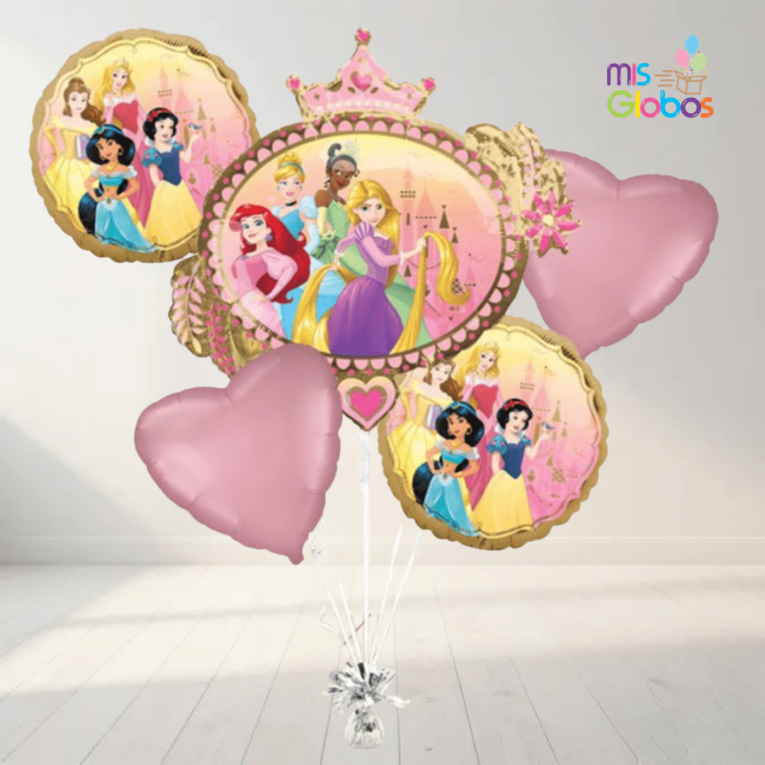 Kit de Globos Princesas Disney - Mis Globos