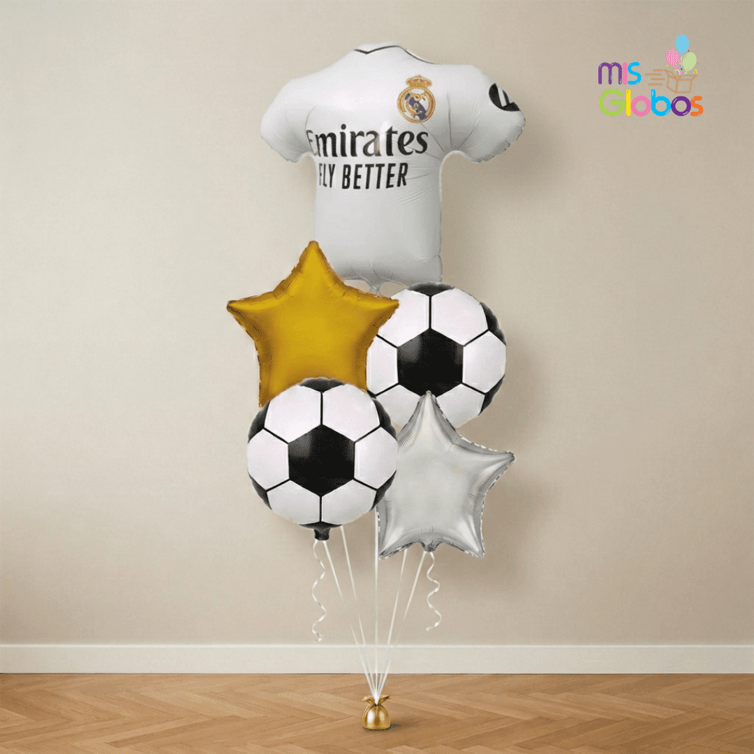 Kit Fútbol Camiseta Real Madrid - Mis Globos