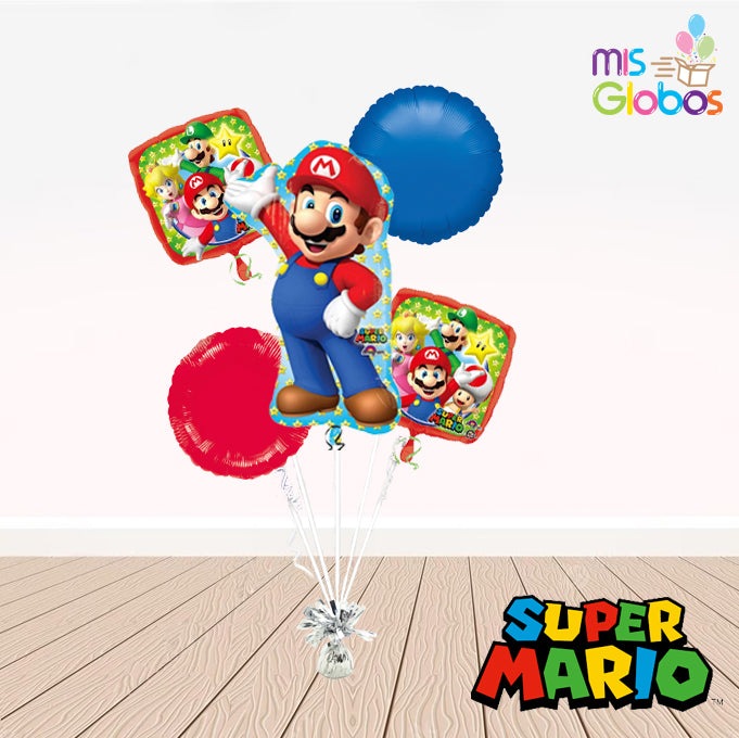 Kit Super Mario Bros - Mis Globos