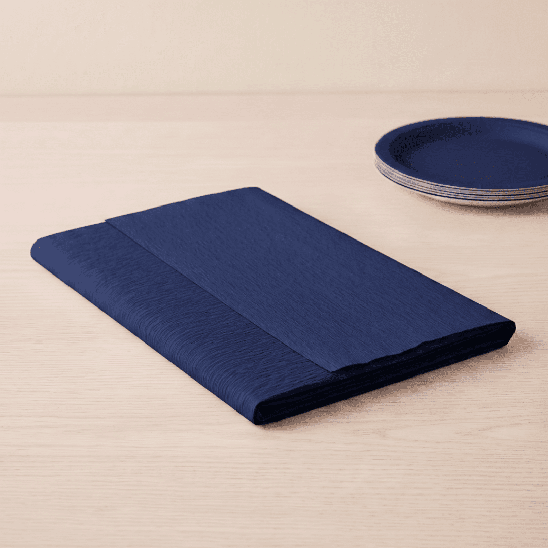 Mantel rectangular papel Azul Oscuro