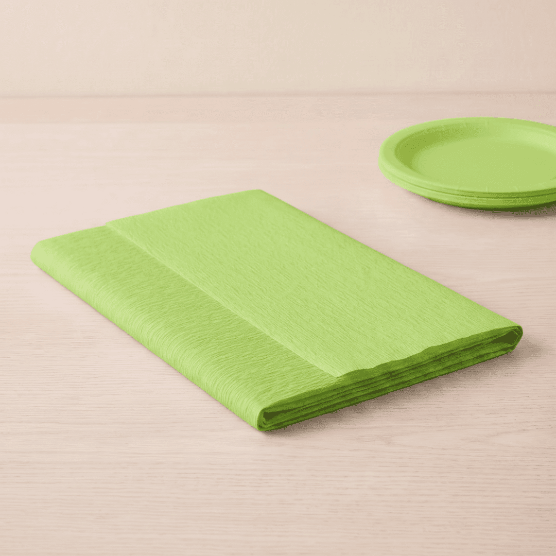 Mantel rectangular papel Verde Claro