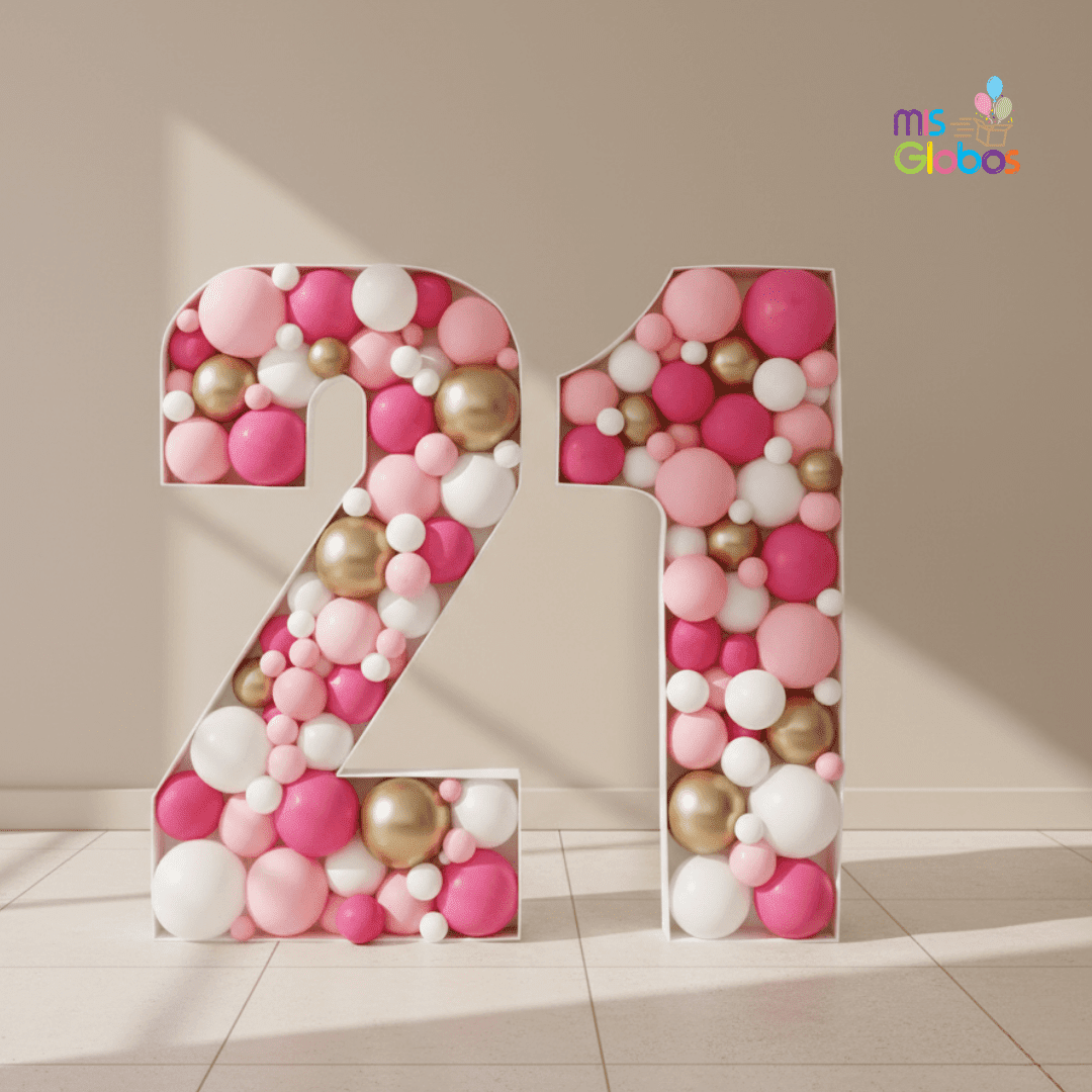 Mosaicos de Globos NÚMERO - Mis Globos